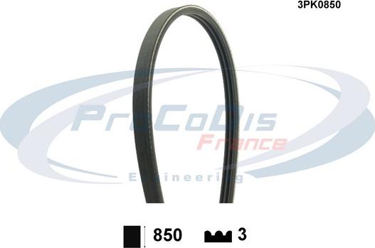 Procodis France 3PK0850 - Пистов ремък vvparts.bg