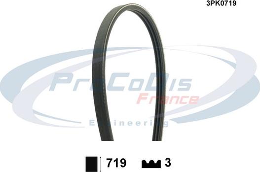 Procodis France 3PK0719 - Пистов ремък vvparts.bg