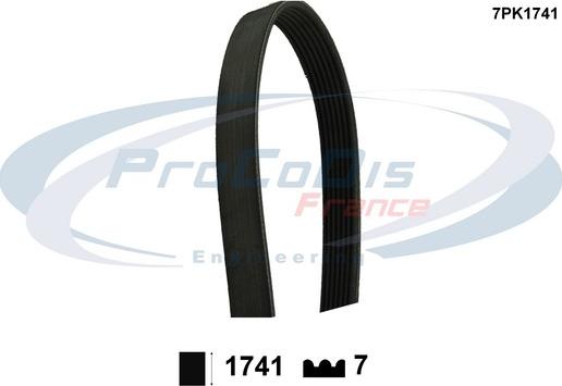 Procodis France 7PK1741 - Пистов ремък vvparts.bg