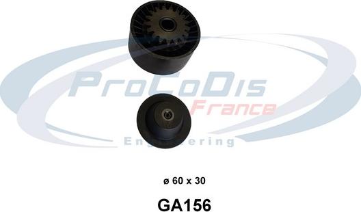 Procodis France GA156 - Ремъчен обтегач, пистов ремък vvparts.bg