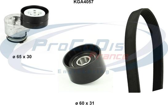 Procodis France KGA4057 - Комплект пистов ремък vvparts.bg