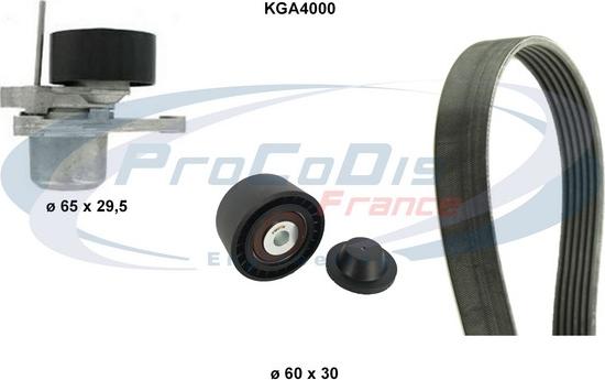 Procodis France KGA4000 - Комплект пистов ремък vvparts.bg