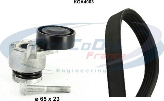 Procodis France KGA4003 - Комплект пистов ремък vvparts.bg