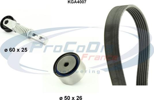 Procodis France KGA4007 - Комплект пистов ремък vvparts.bg