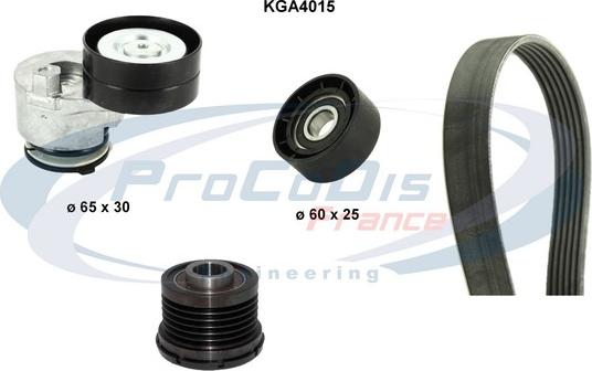 Procodis France KGA4015 - Комплект пистов ремък vvparts.bg