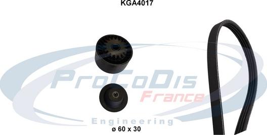 Procodis France KGA4017 - Комплект пистов ремък vvparts.bg