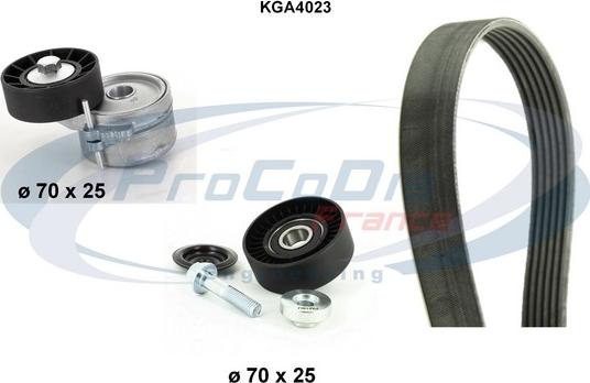 Procodis France KGA4023 - Комплект пистов ремък vvparts.bg