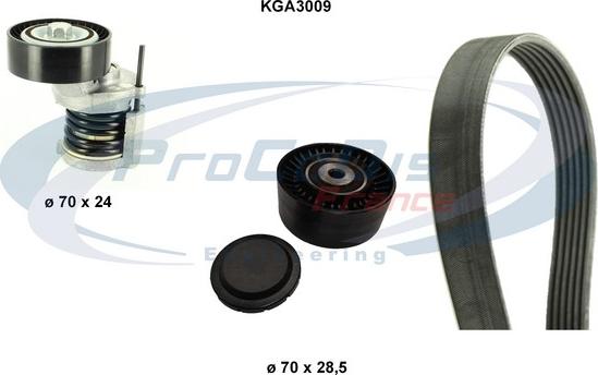 Procodis France KGA3009 - Комплект пистов ремък vvparts.bg