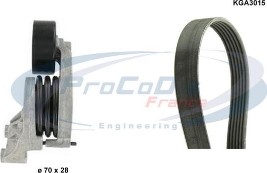 Procodis France KGA3015 - Комплект пистов ремък vvparts.bg