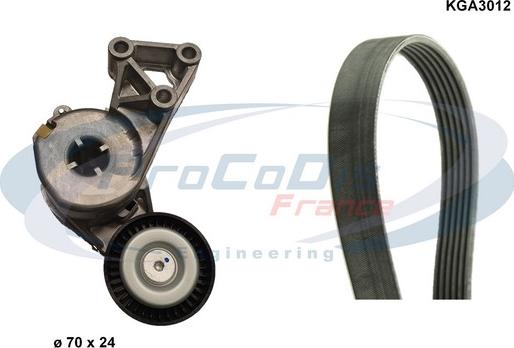 Procodis France KGA3012 - Комплект пистов ремък vvparts.bg