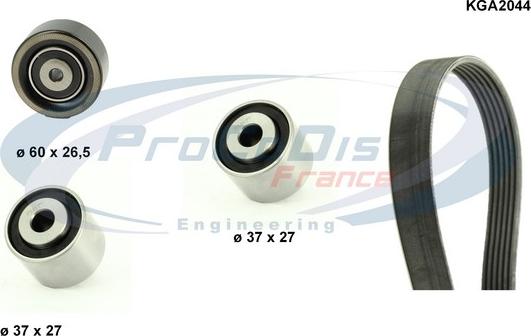 Procodis France KGA2044 - Комплект пистов ремък vvparts.bg