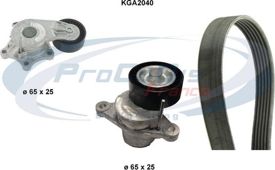 Procodis France KGA2040 - Комплект пистов ремък vvparts.bg