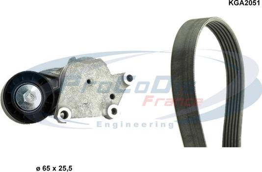 Procodis France KGA2051 - Комплект пистов ремък vvparts.bg