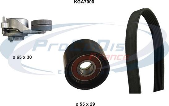 Procodis France KGA7000 - Комплект пистов ремък vvparts.bg