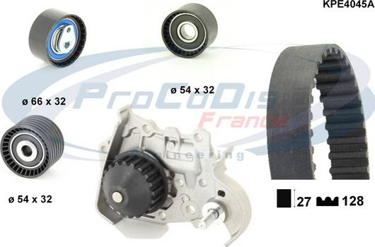 Procodis France KPE4045A - Водна помпа+ к-кт ангренажен ремък vvparts.bg