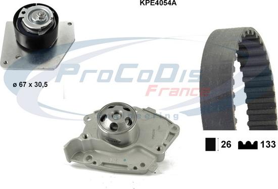 Procodis France KPE4054A - Водна помпа+ к-кт ангренажен ремък vvparts.bg