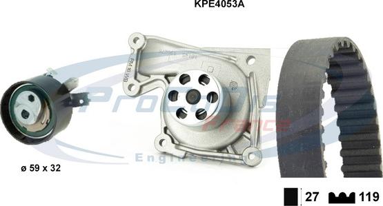 Procodis France KPE4053A - Водна помпа+ к-кт ангренажен ремък vvparts.bg