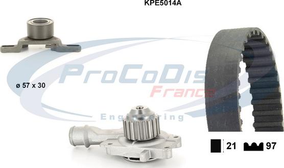Procodis France KPE5014A - Водна помпа+ к-кт ангренажен ремък vvparts.bg