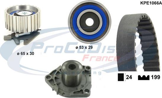 Procodis France KPE1066A - Водна помпа+ к-кт ангренажен ремък vvparts.bg