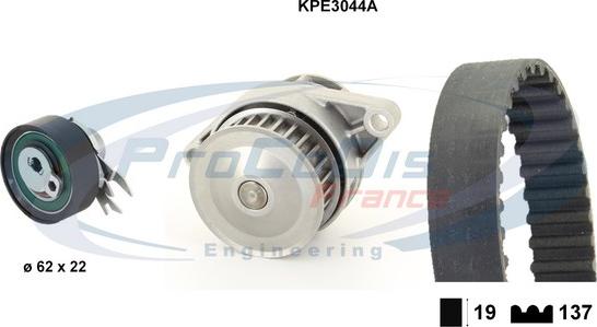 Procodis France KPE3044A - Водна помпа+ к-кт ангренажен ремък vvparts.bg