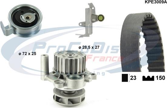 Procodis France KPE3009A - Водна помпа+ к-кт ангренажен ремък vvparts.bg