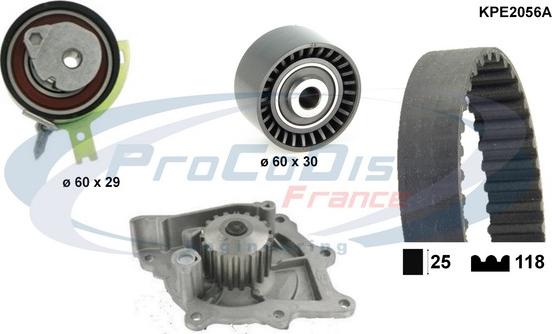 Procodis France KPE2056A - Водна помпа+ к-кт ангренажен ремък vvparts.bg