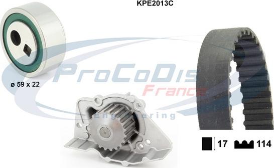 Procodis France KPE2013C - Водна помпа+ к-кт ангренажен ремък vvparts.bg