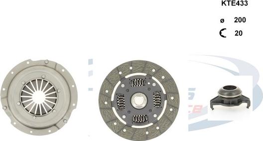 Procodis France KTE433 - Комплект съединител vvparts.bg