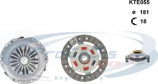 Procodis France KTE055 - Комплект съединител vvparts.bg