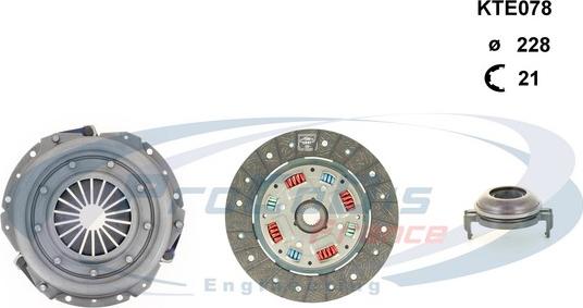 Procodis France KTE078 - Комплект съединител vvparts.bg