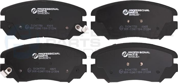 Professional Parts 51347750 - Комплект спирачно феродо, дискови спирачки vvparts.bg