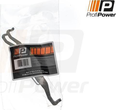 ProfiPower 9B1016 - Комплект принадлежности, дискови накладки vvparts.bg