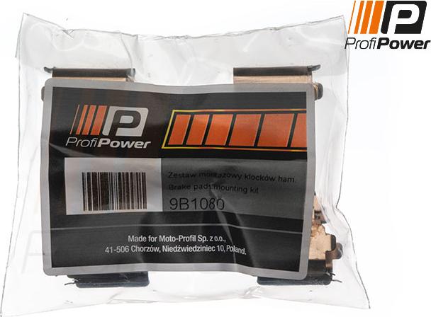 ProfiPower 9B1080 - Комплект принадлежности, дискови накладки vvparts.bg