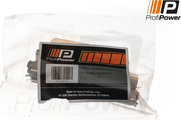 ProfiPower 9B1024 - Комплект принадлежности, дискови накладки vvparts.bg