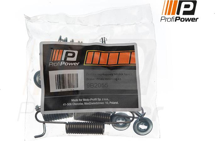 ProfiPower 9B2055 - Комплект принадлежности, челюсти за ръчна спирачка vvparts.bg