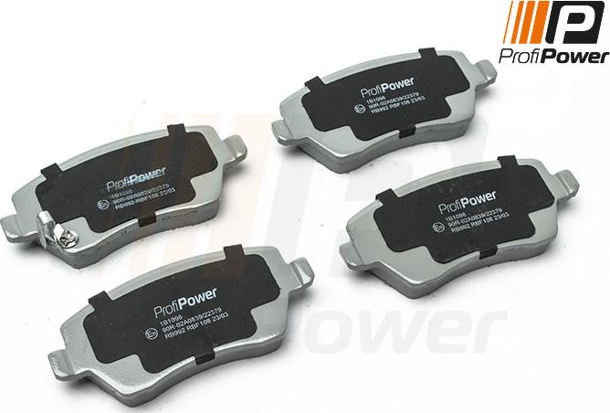 ProfiPower 1B1098 - Комплект спирачно феродо, дискови спирачки vvparts.bg