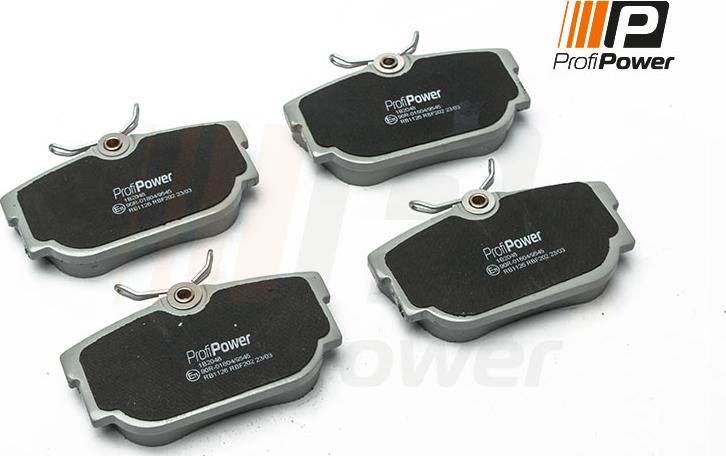 ProfiPower 1B2048 - Комплект спирачно феродо, дискови спирачки vvparts.bg