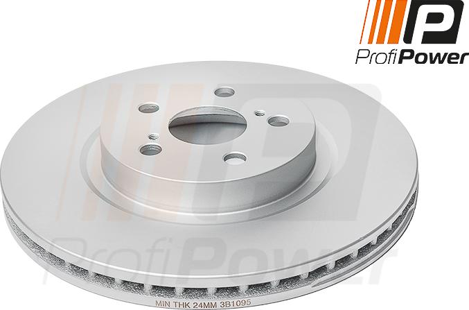 ProfiPower 3B1095 - Спирачен диск vvparts.bg