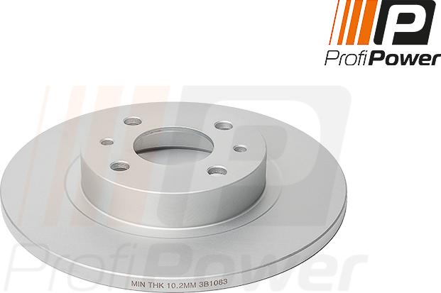 ProfiPower 3B1083 - Спирачен диск vvparts.bg