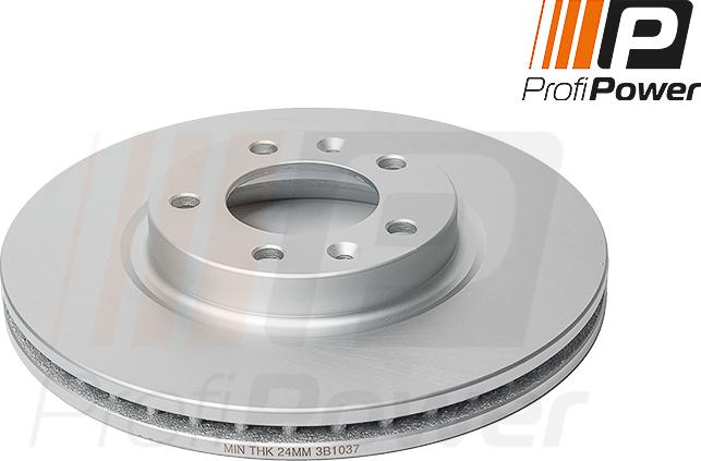 ProfiPower 3B1037 - Спирачен диск vvparts.bg