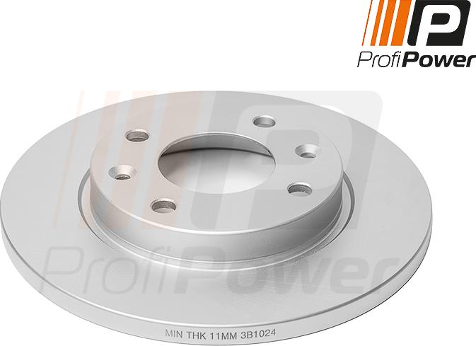 ProfiPower 3B1024 - Спирачен диск vvparts.bg