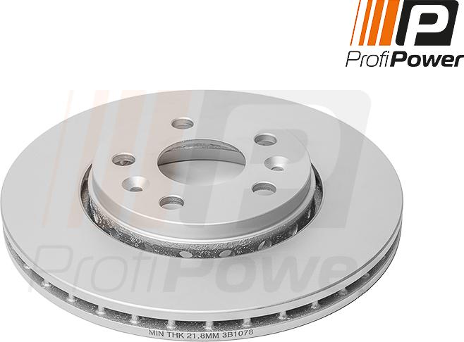 ProfiPower 3B1078 - Спирачен диск vvparts.bg