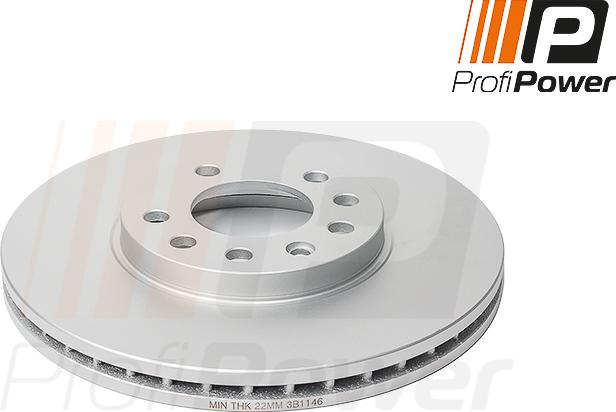 ProfiPower 3B1146 - Спирачен диск vvparts.bg