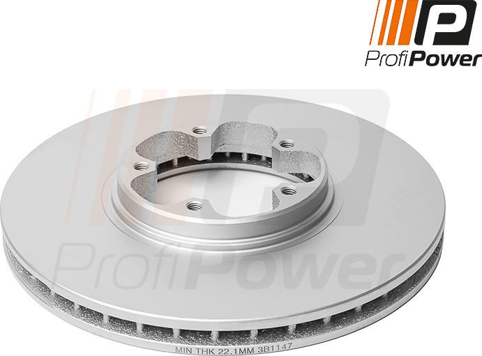 ProfiPower 3B1147 - Спирачен диск vvparts.bg
