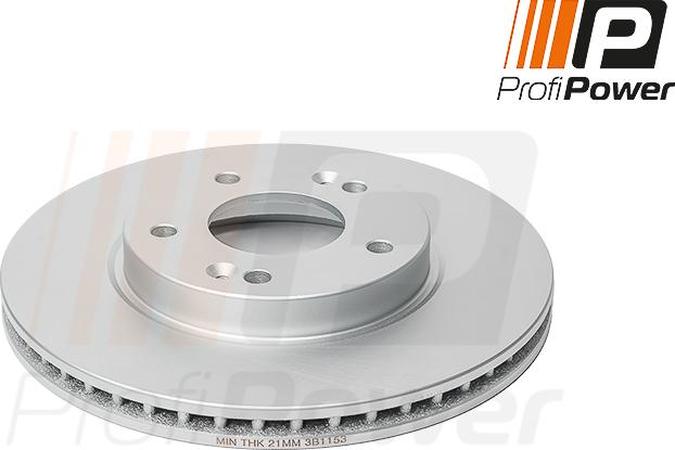 ProfiPower 3B1153 - Спирачен диск vvparts.bg