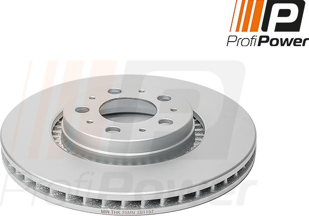 ProfiPower 3B1157 - Спирачен диск vvparts.bg