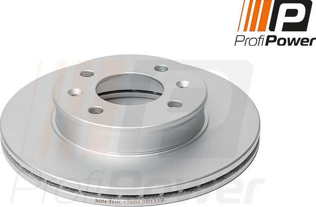 ProfiPower 3B1119 - Спирачен диск vvparts.bg