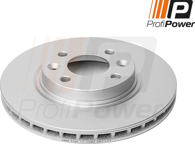 ProfiPower 3B1134 - Спирачен диск vvparts.bg