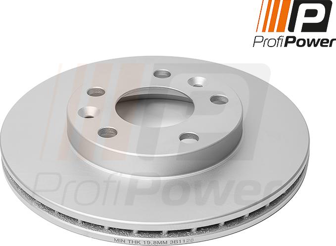 ProfiPower 3B1128 - Спирачен диск vvparts.bg