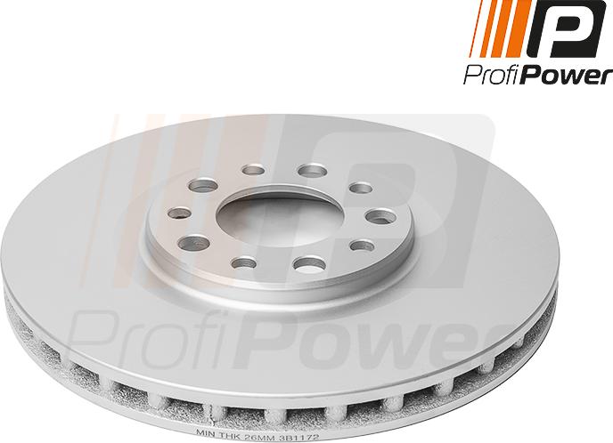 ProfiPower 3B1172 - Спирачен диск vvparts.bg